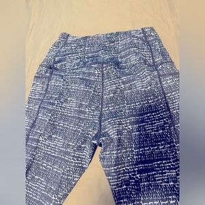 Cleo Harper, Forte Legging, color: stamp (navy blue/white), Size XL, no peeling